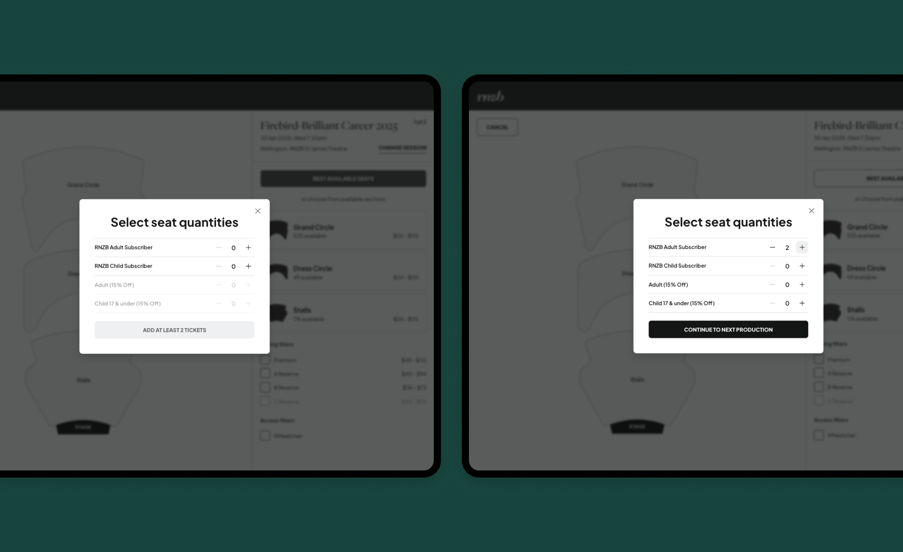 SYOS Quantity Selection